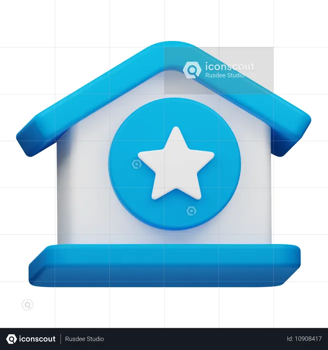 Premium House  3D Icon