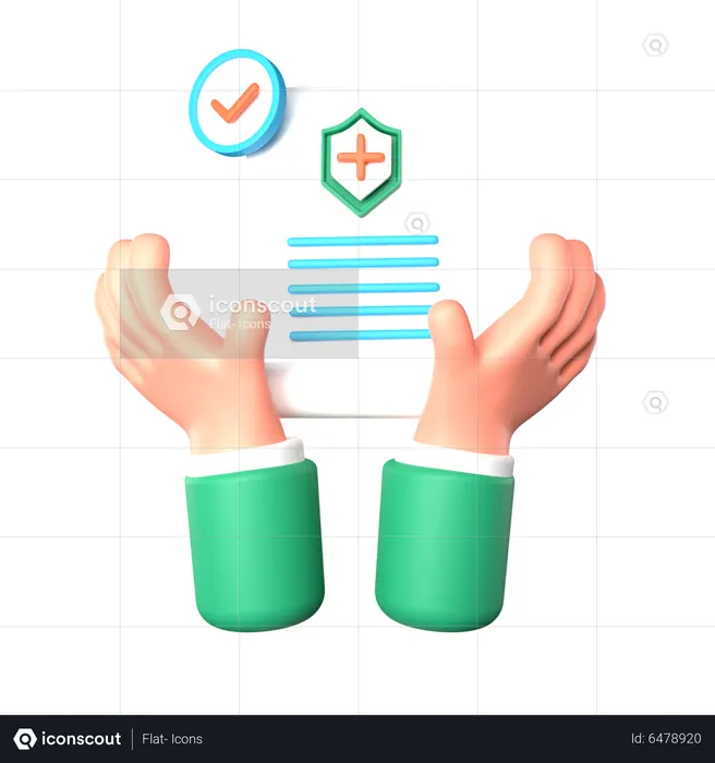 Preneur d'assurance  3D Icon