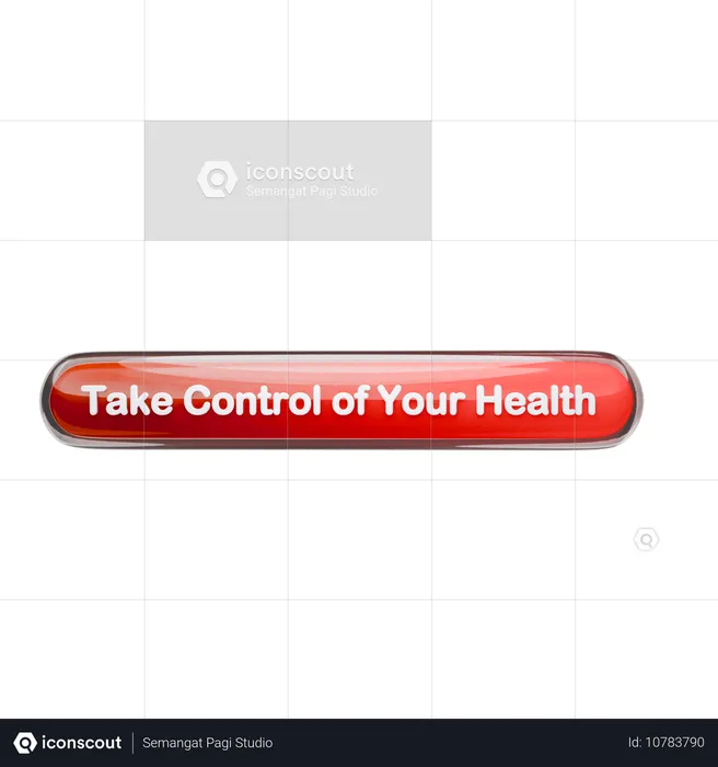 Prenez le contrôle de votre santé  3D Icon