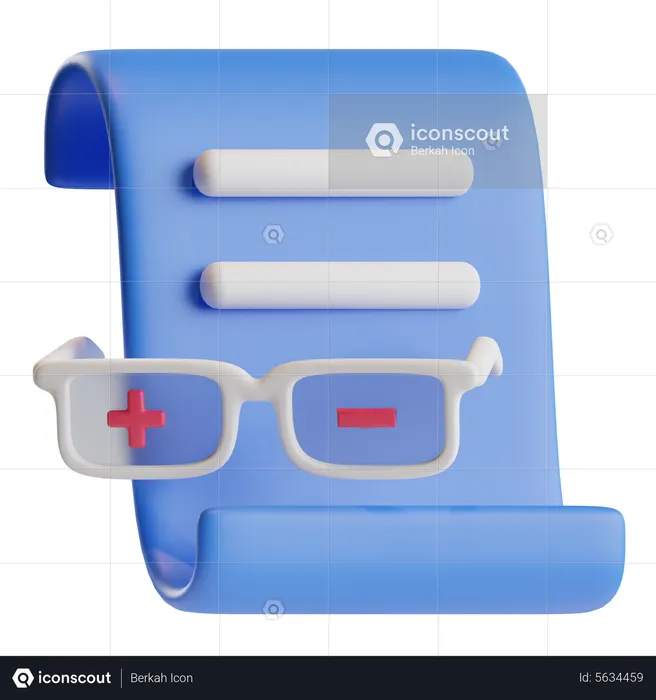 Prescription Glasses  3D Icon