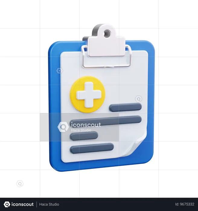 Prescrizione  3D Icon