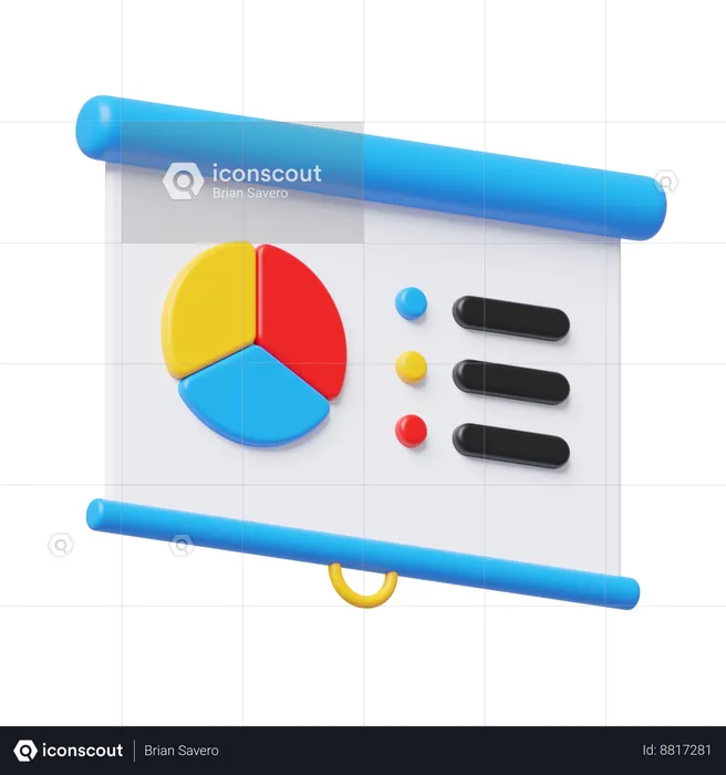 Presentation  3D Icon