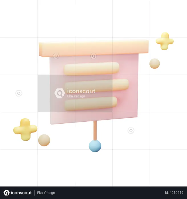 Presentation  3D Icon