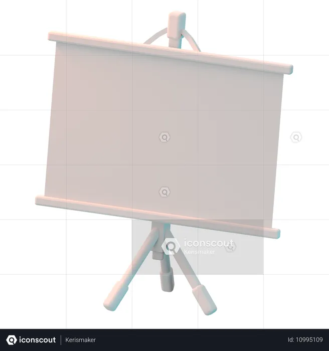 Presentation Board  3D Icon