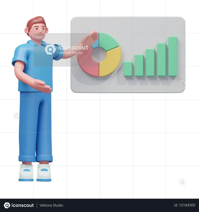 Présentation d'un étudiant au conseil  3D Icon