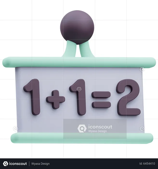 Présentation mathématique  3D Icon