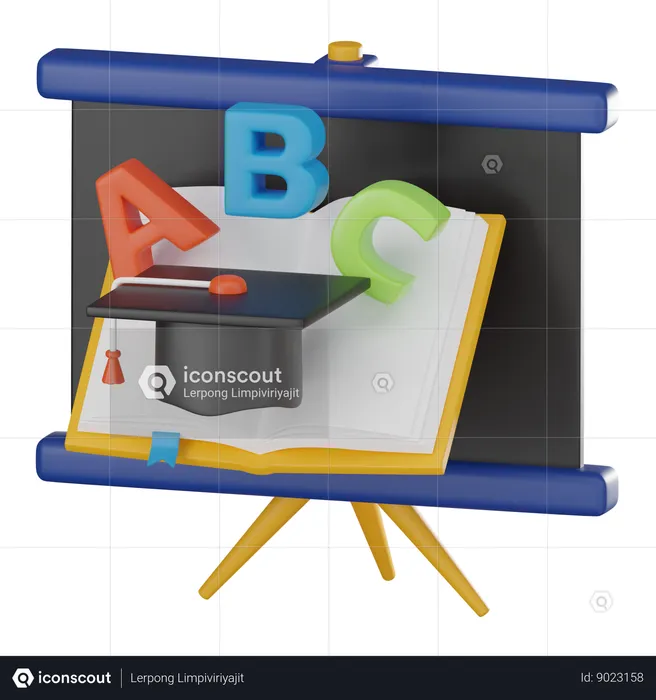Presentation Slides  3D Icon