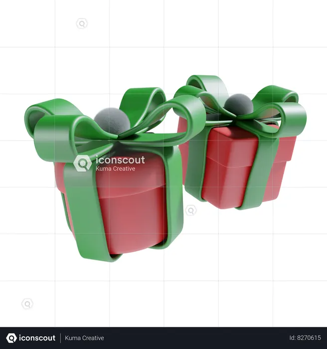 Presente de Natal  3D Icon