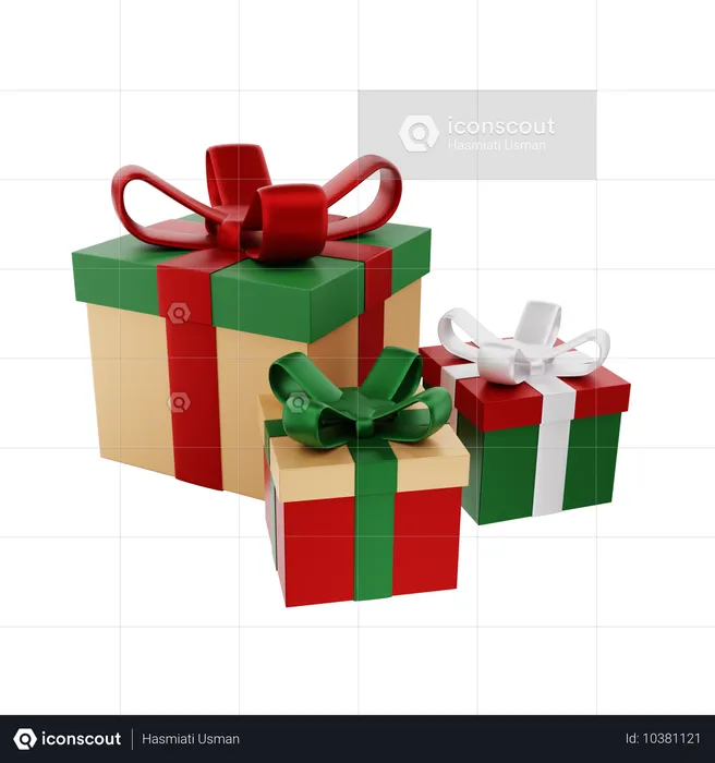 Presente de Natal  3D Icon