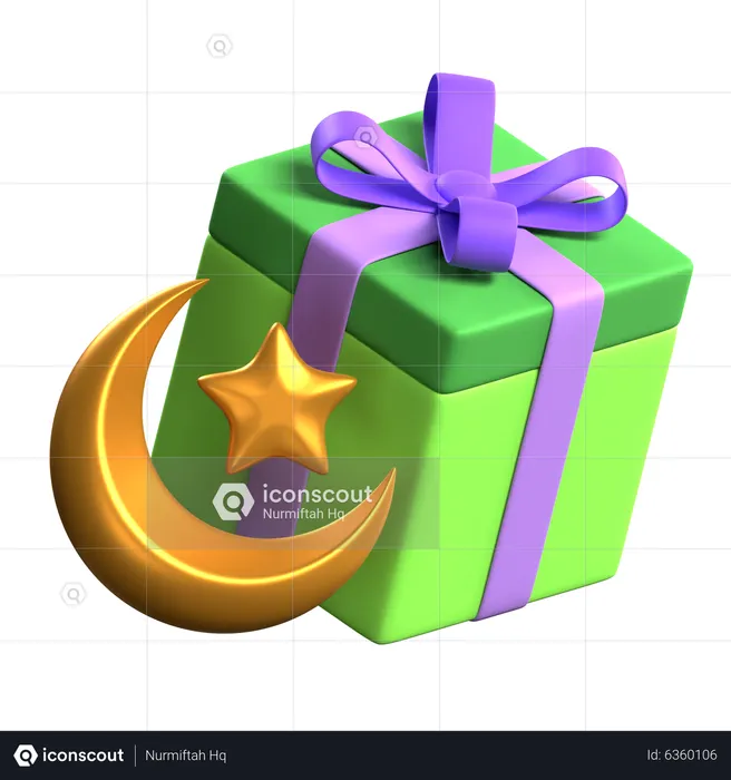 Presente do Ramadã  3D Icon