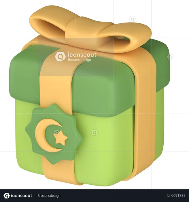 Presente do Ramadã  3D Icon