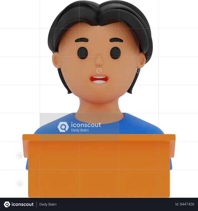 Presenter  3D Icon