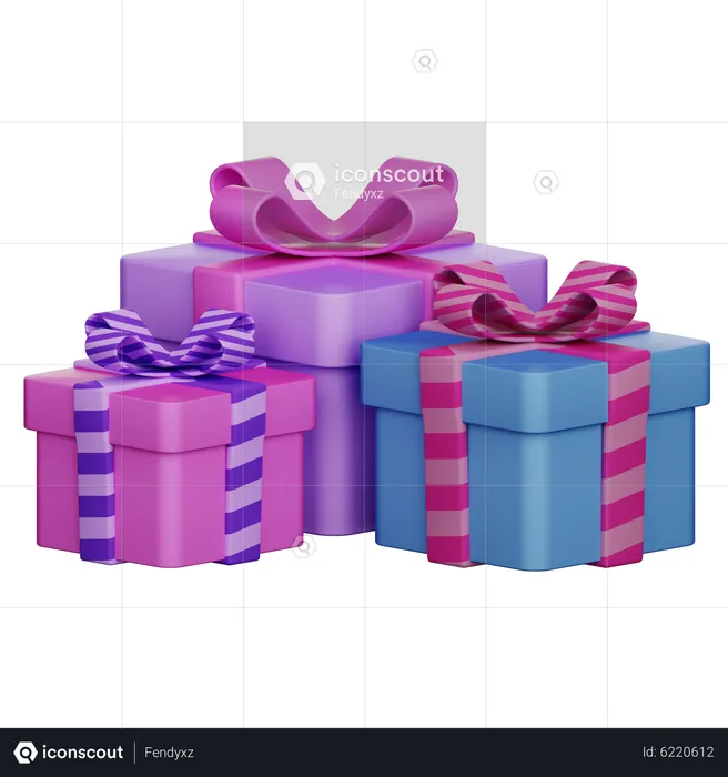 Presentes de aniversário  3D Icon