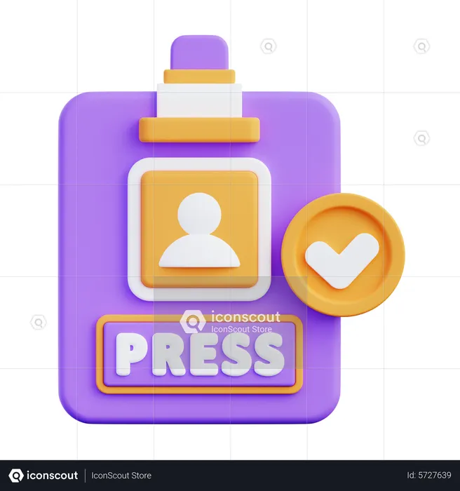 Press Id  3D Icon