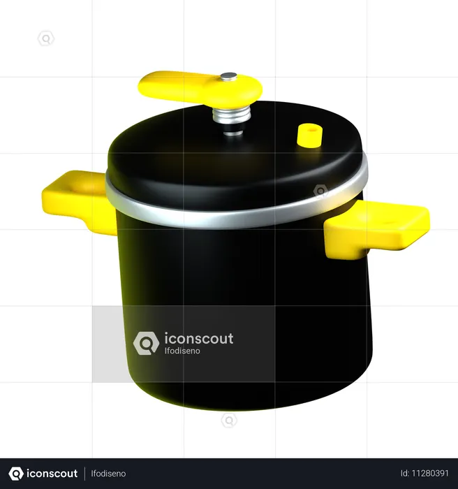 Pressure Cooker  3D Icon