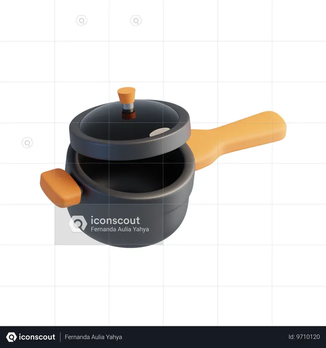 Pressure Cooker  3D Icon