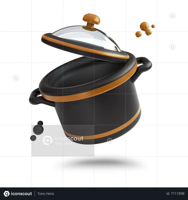 Pressure Cooker  3D Icon