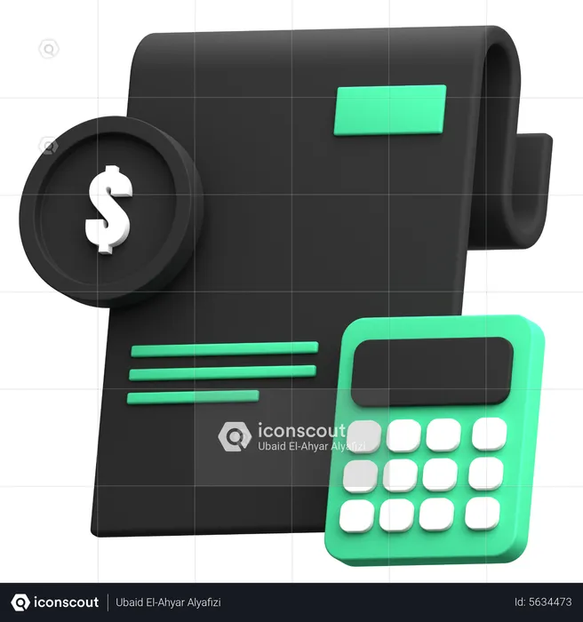 Contabilidad presupuestaria  3D Icon