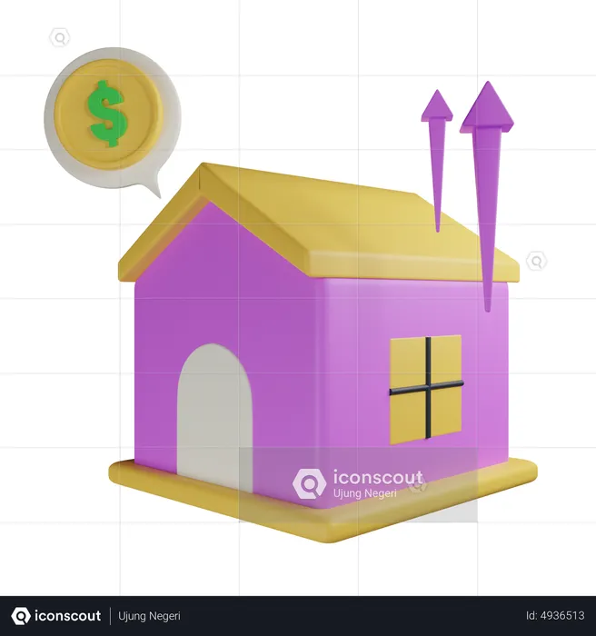 Prêt immobilier  3D Icon