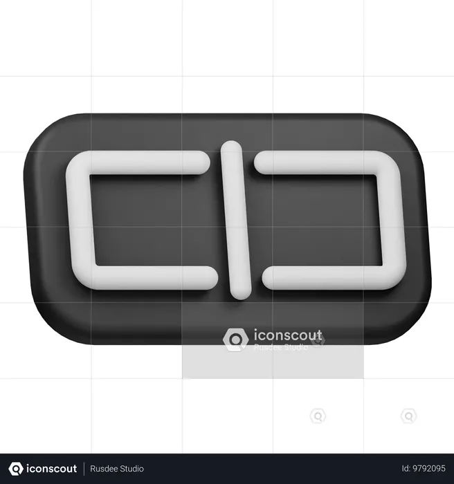 Preview Axis  3D Icon
