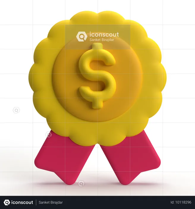 Price Medal  3D Icon