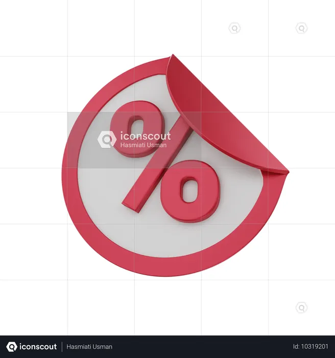 가격 비율  3D Icon