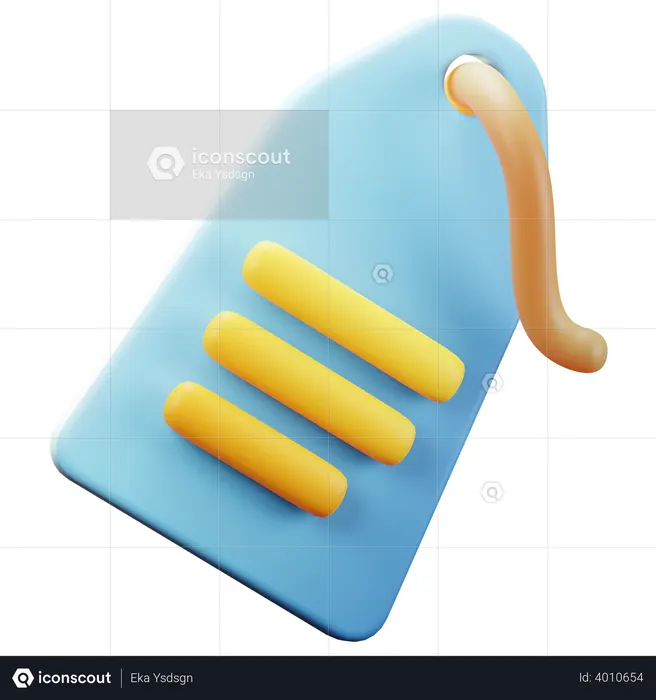 Price Tag  3D Icon