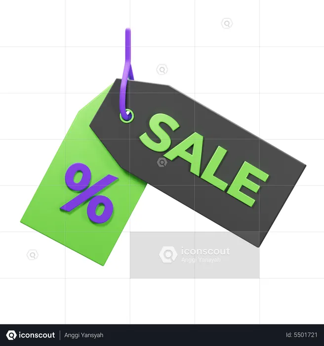 Price tag  3D Icon