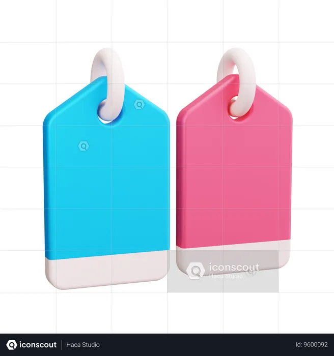 Price Tags  3D Icon
