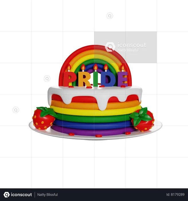 Pride Cake  3D Icon