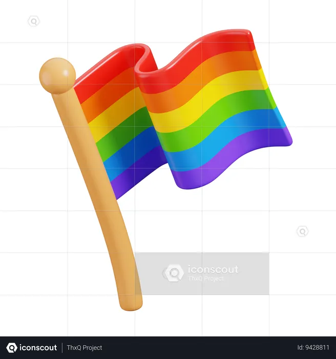 Pride Flag  3D Icon
