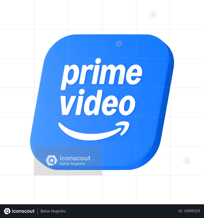 Prime Video-Logo Logo 3D Icon