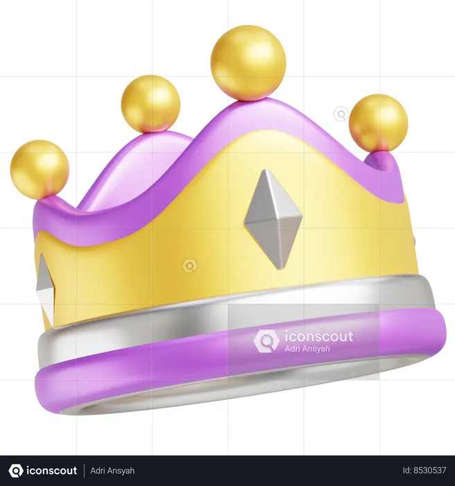 Princess Crown  3D Icon