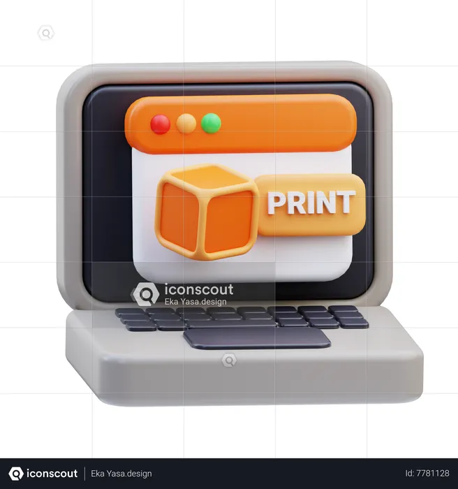 Print Completion  3D Icon