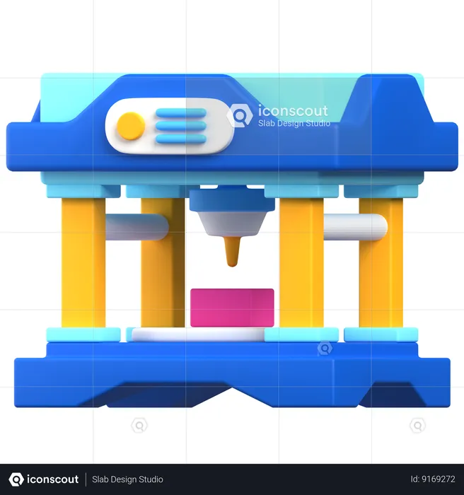 Printer 3D  3D Icon