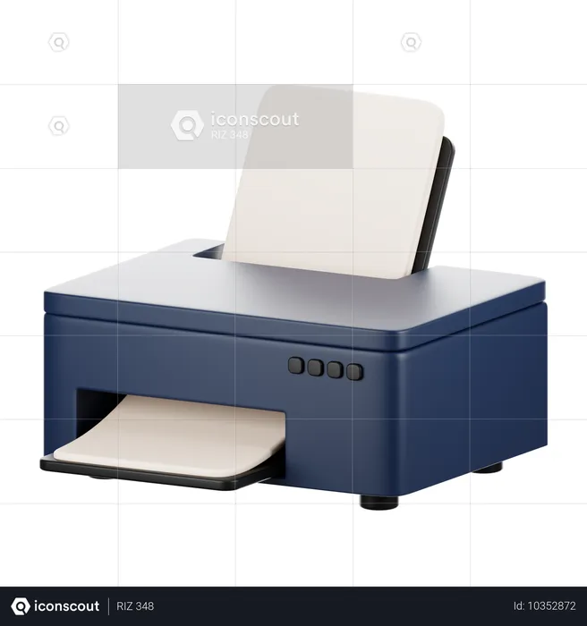 Printer  3D Icon