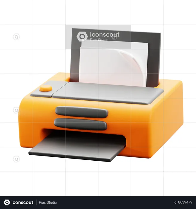 Printer  3D Icon