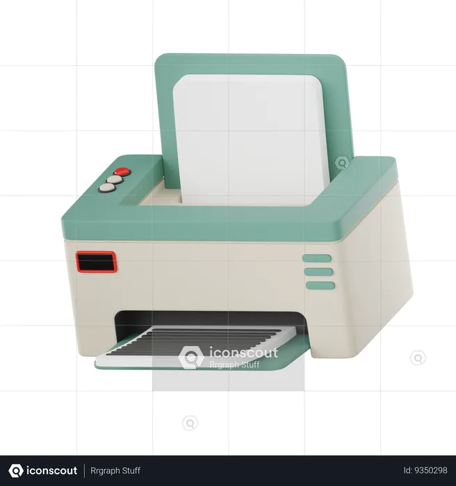 Printer  3D Icon