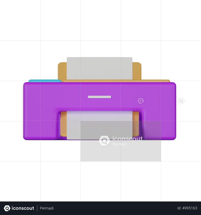 Printer  3D Icon