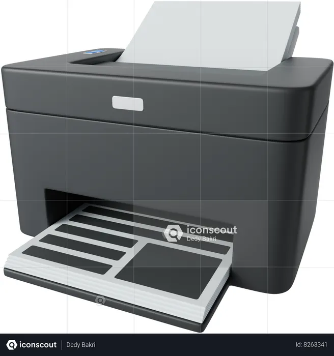 Printer  3D Icon