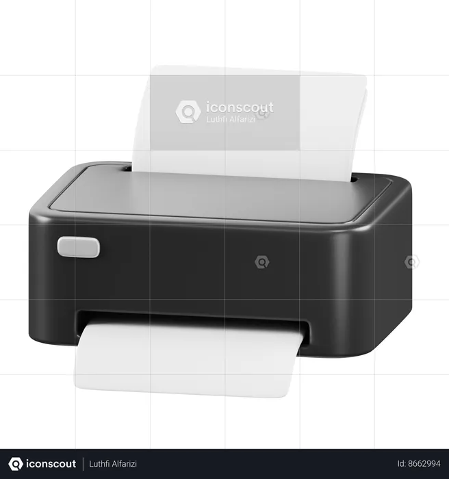 Printer  3D Icon