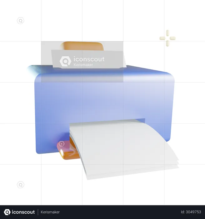 Printer  3D Icon