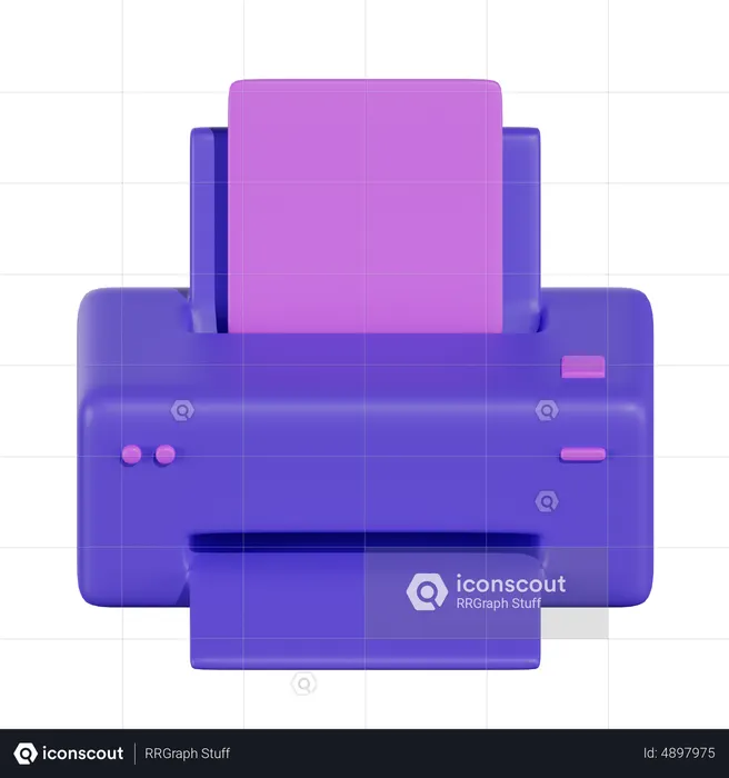 Printer  3D Icon