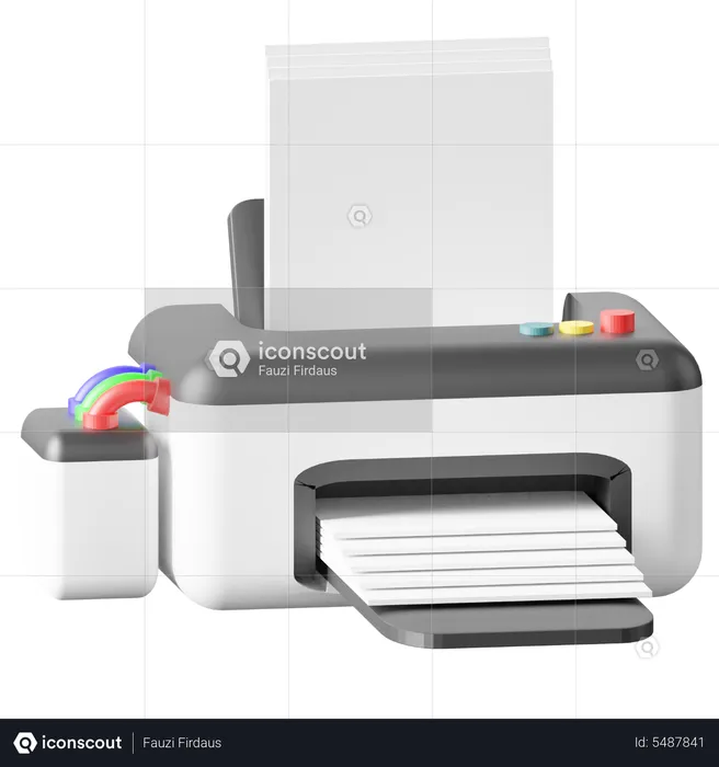 Printer  3D Icon