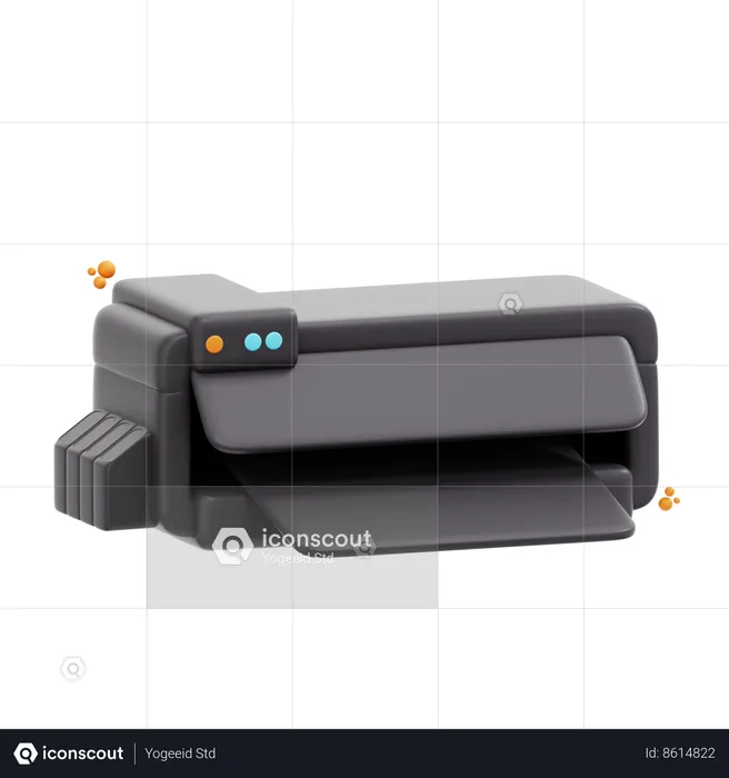 Printer  3D Icon