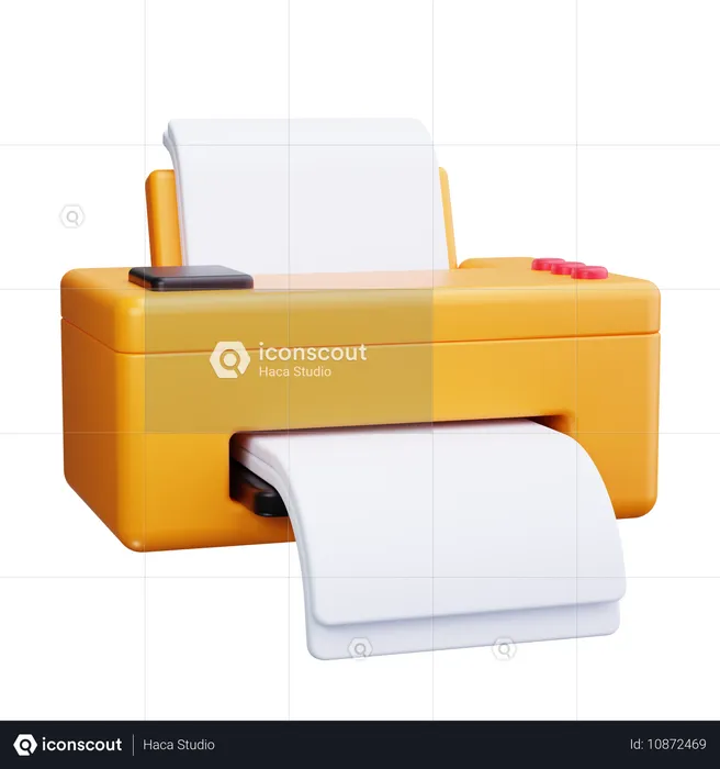 Printer  3D Icon