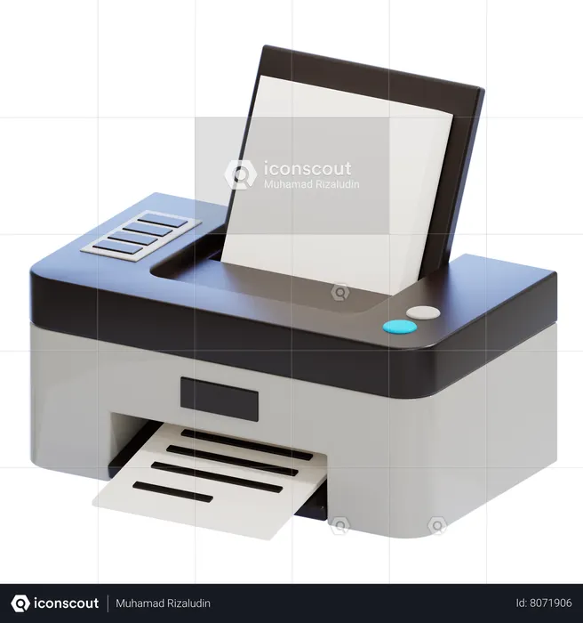 Printer  3D Icon