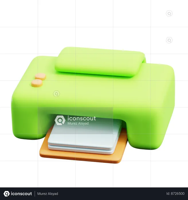 Printer Machine  3D Icon