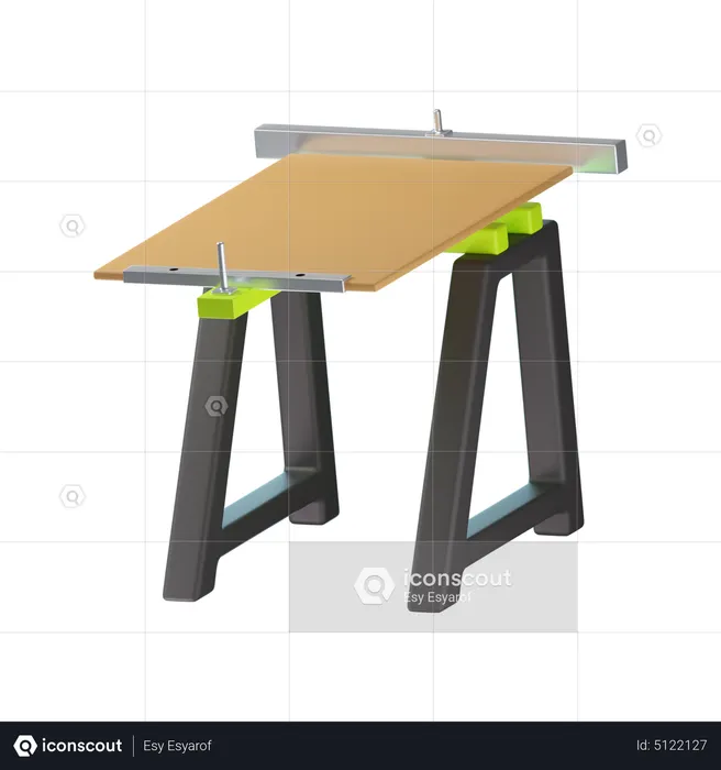 Printing Table  3D Icon