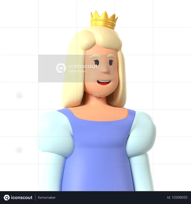 Prinzessin  3D Icon